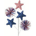 Shop For 28" Patriotic Fabric Stars Starburst Spray