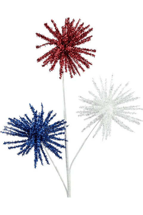 Shop For 28" Patriotic Firework Ball Spray