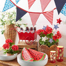 28" Red White and Blue Star Spray