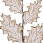Shop For 28" Tinsel Holly Leaf Spray: Champagne