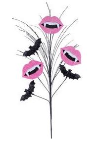 Shop For 28" Vampire Lips and Spray: Hot Pink
