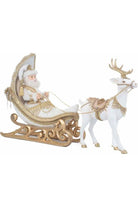 Shop For 28.5" Celestial Moon Sleigh with Reindeer