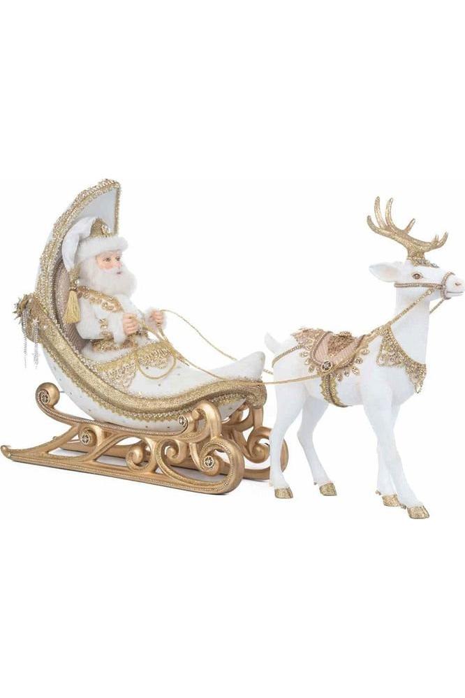 Shop For 28.5" Celestial Moon Sleigh with Reindeer