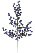 Shop For 29” Crabapple Christmas Spray: Navy Blue