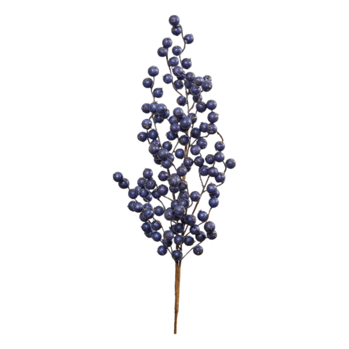 Shop For 29” Crabapple Christmas Spray: Navy Blue