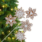Shop For 29" Felt Gingerbread Snowflake Spray