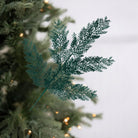 Shop For 29" Glitter Fern Spray: Hunter Green