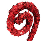 Shop For 29" Glitter Scroll Curly Spray: Red