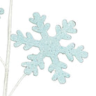 Shop For 29" Ice Blue Glitter Snowflake Spray