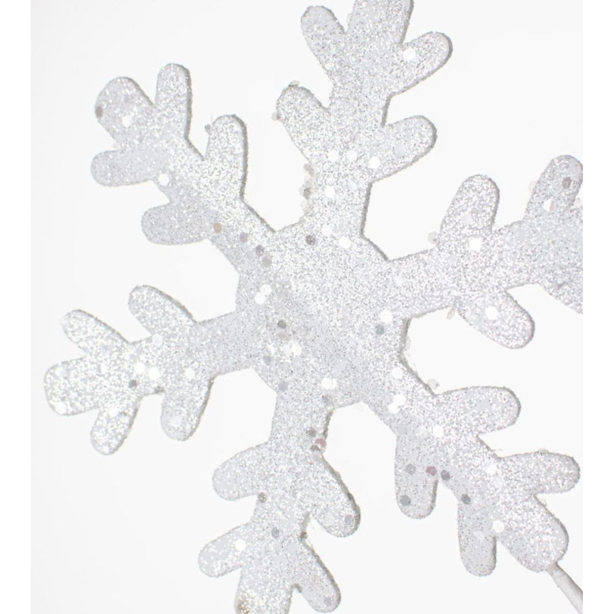 Shop For 29" Ice Blue Glitter Snowflake Spray