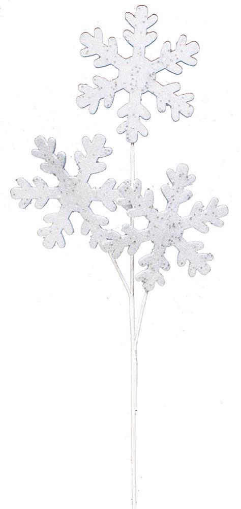 Shop For 29" Ice Blue Glitter Snowflake Spray