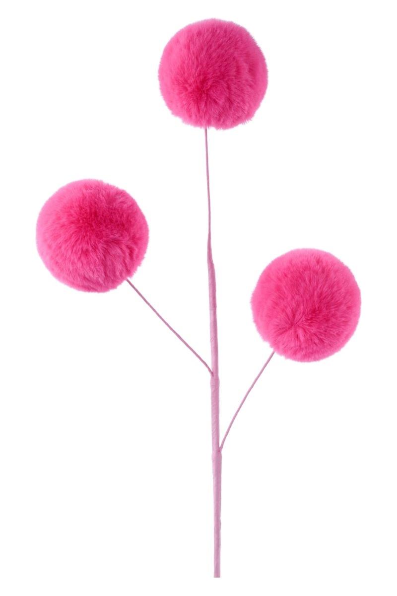 Shop For 29" Pom Pom Spray: Hot Pink