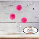 Shop For 29" Pom Pom Spray: Hot Pink