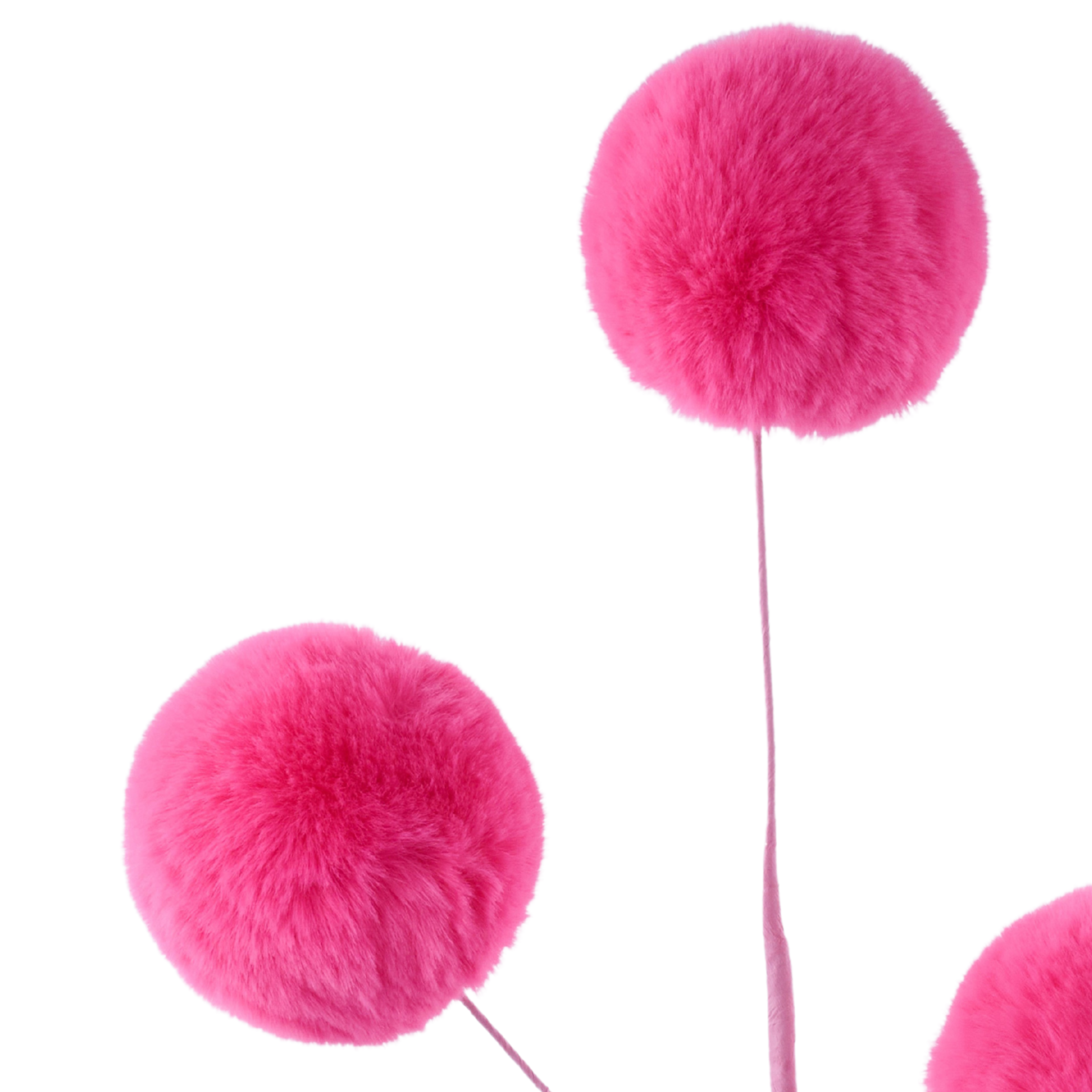 Shop For 29" Pom Pom Spray: Hot Pink