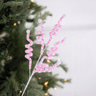 Shop For 29" Velvet Rope Pom Pom Spray: Pink/White