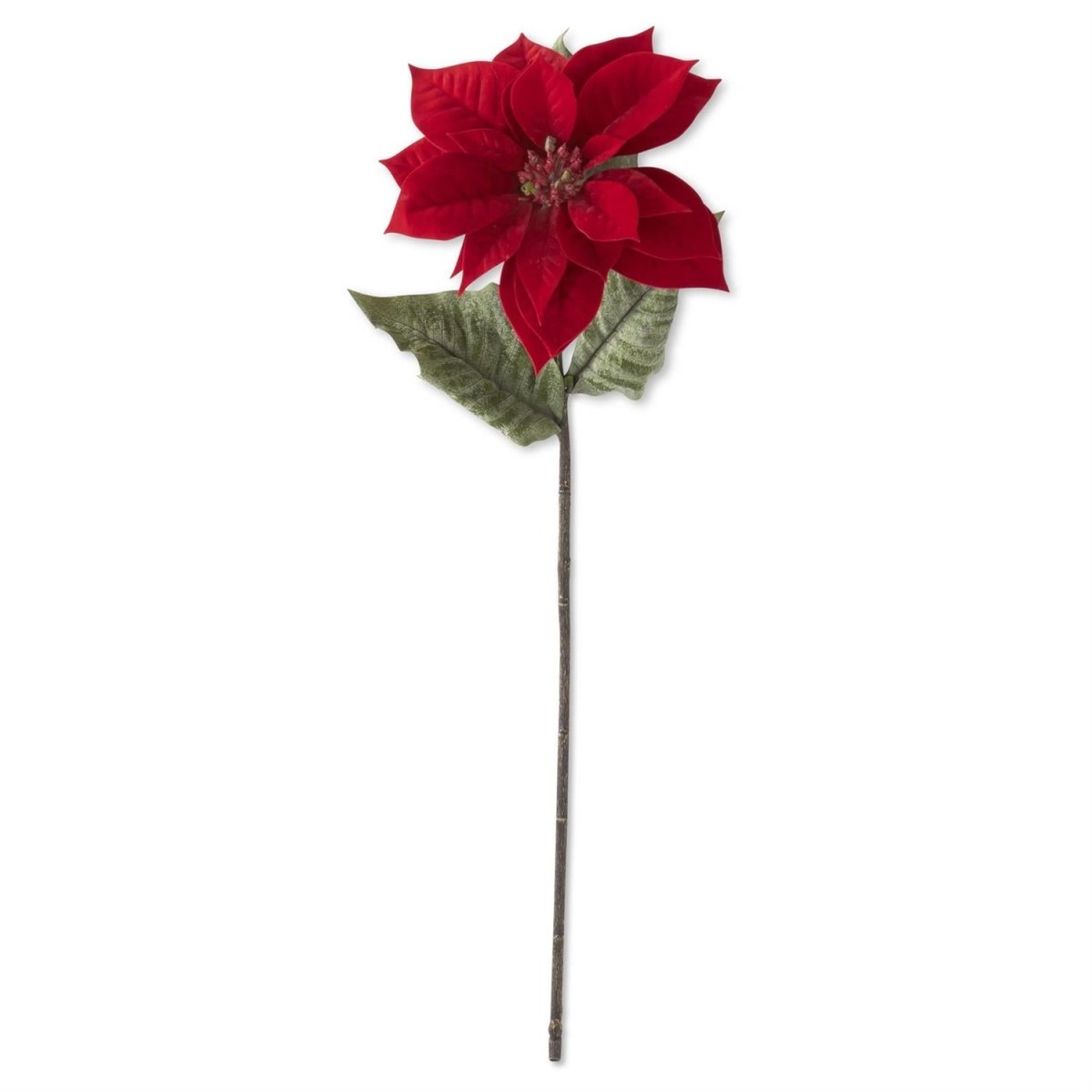 Shop For 29in Red Poinsettia Stem
