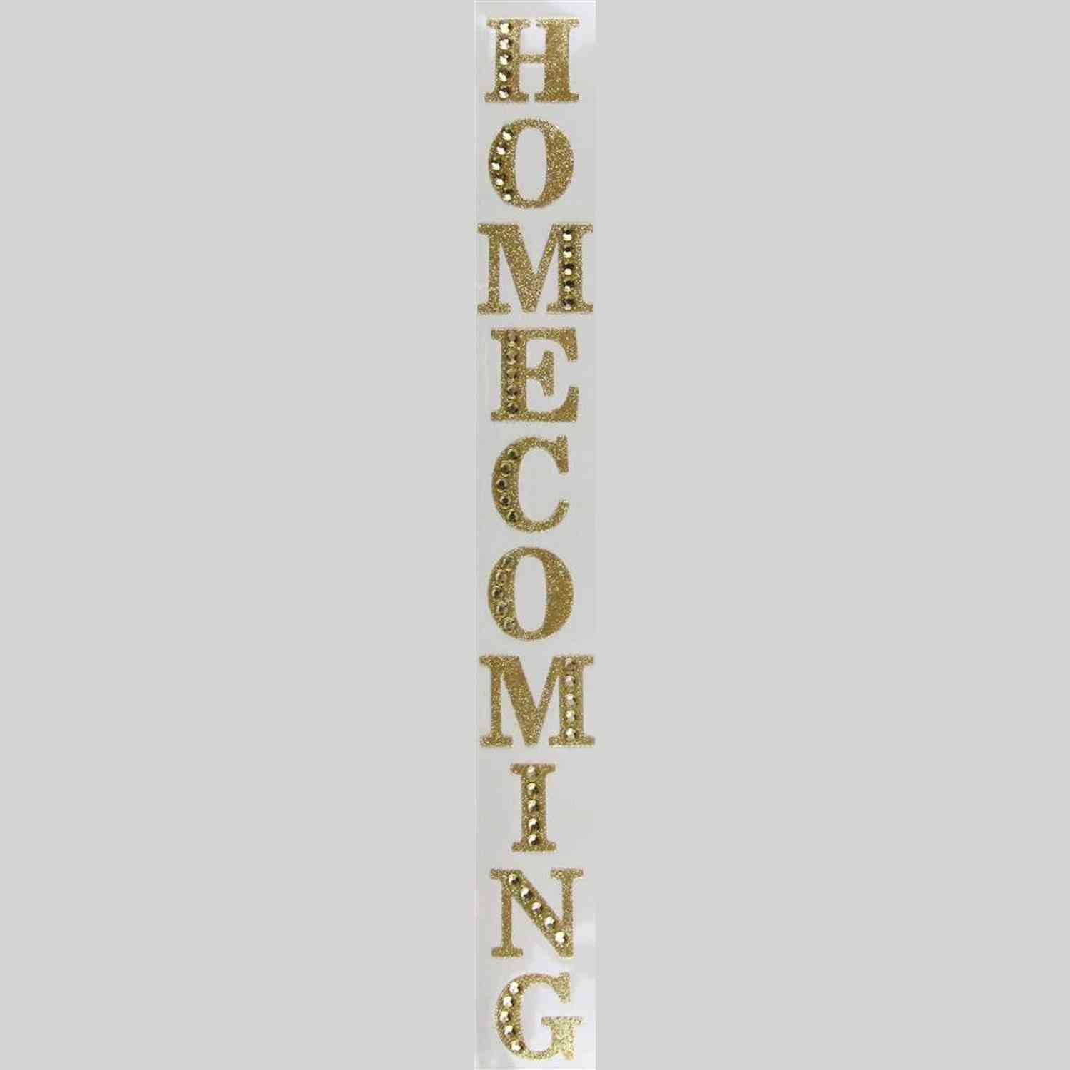 Shop For 2in Homecoming Word Stickers: Gold
