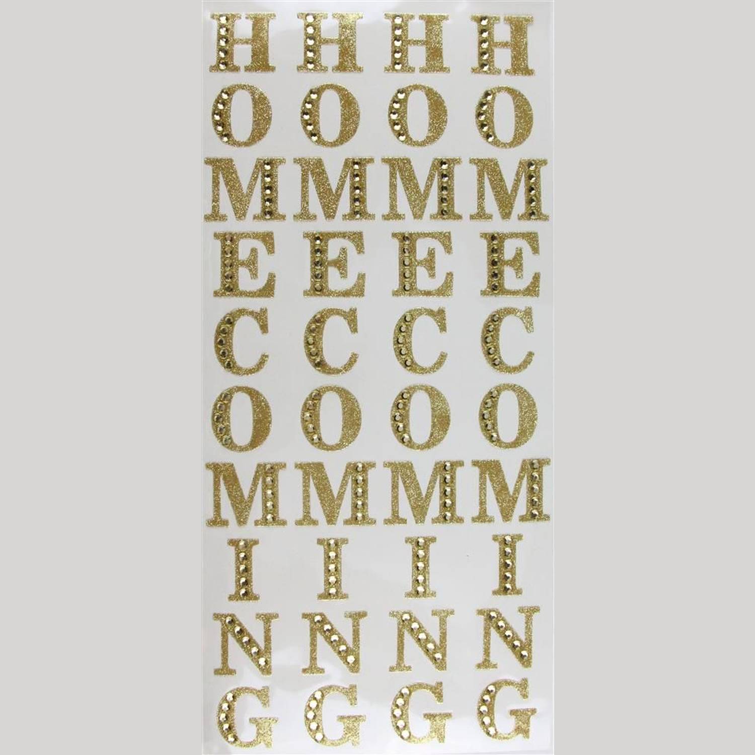Shop For 2in Homecoming Word Stickers: Gold