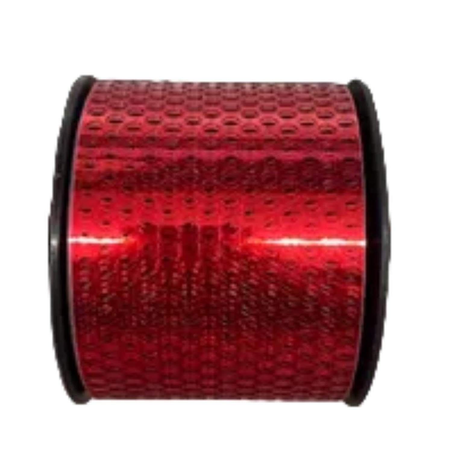 Shop For 3 1/4in Holographic Honeycomb Ribbon: Red (50 Yards)
