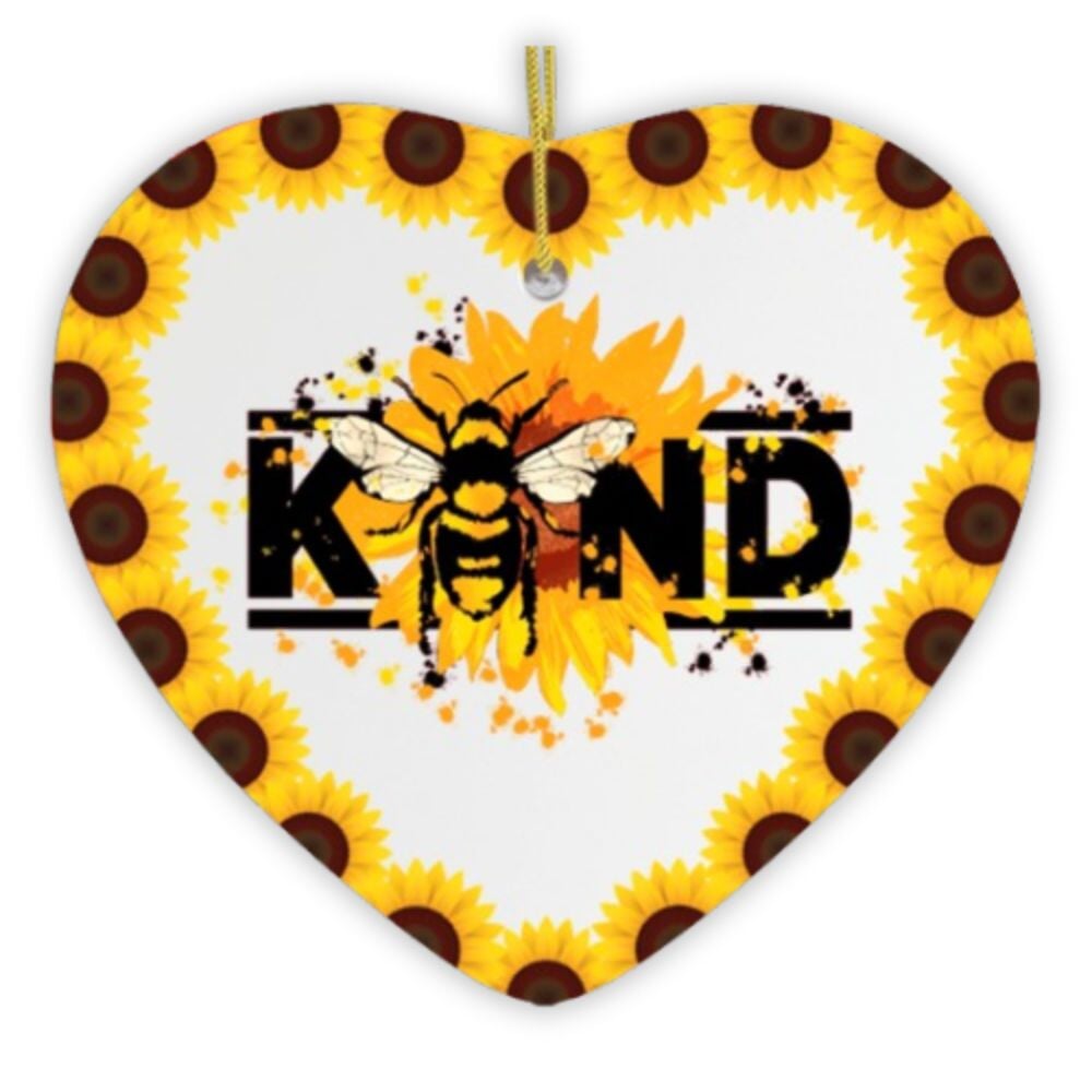 Shop For 3" Bee Kind Bumblebee Sunflower Ornament