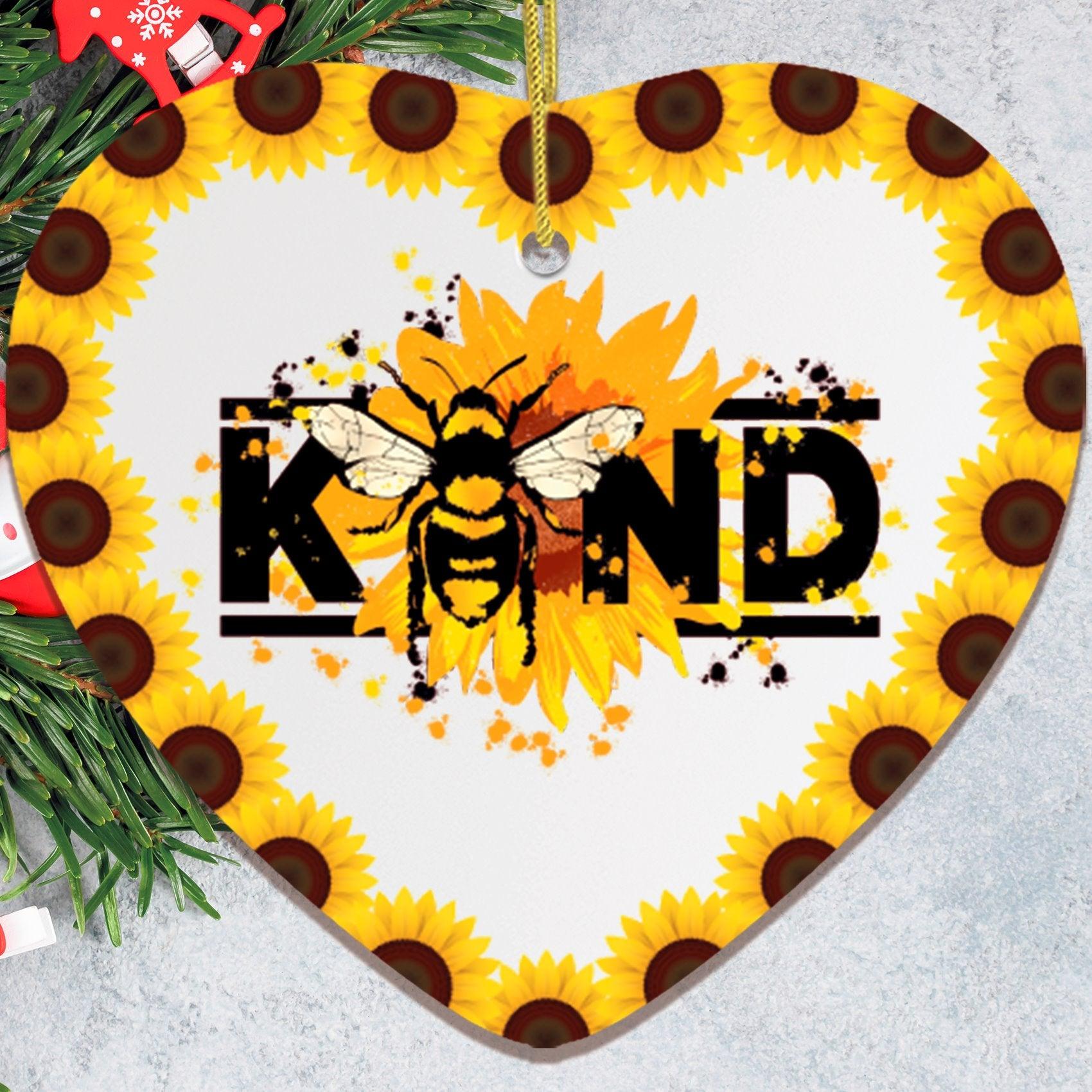 Shop For 3" Bee Kind Bumblebee Sunflower Ornament