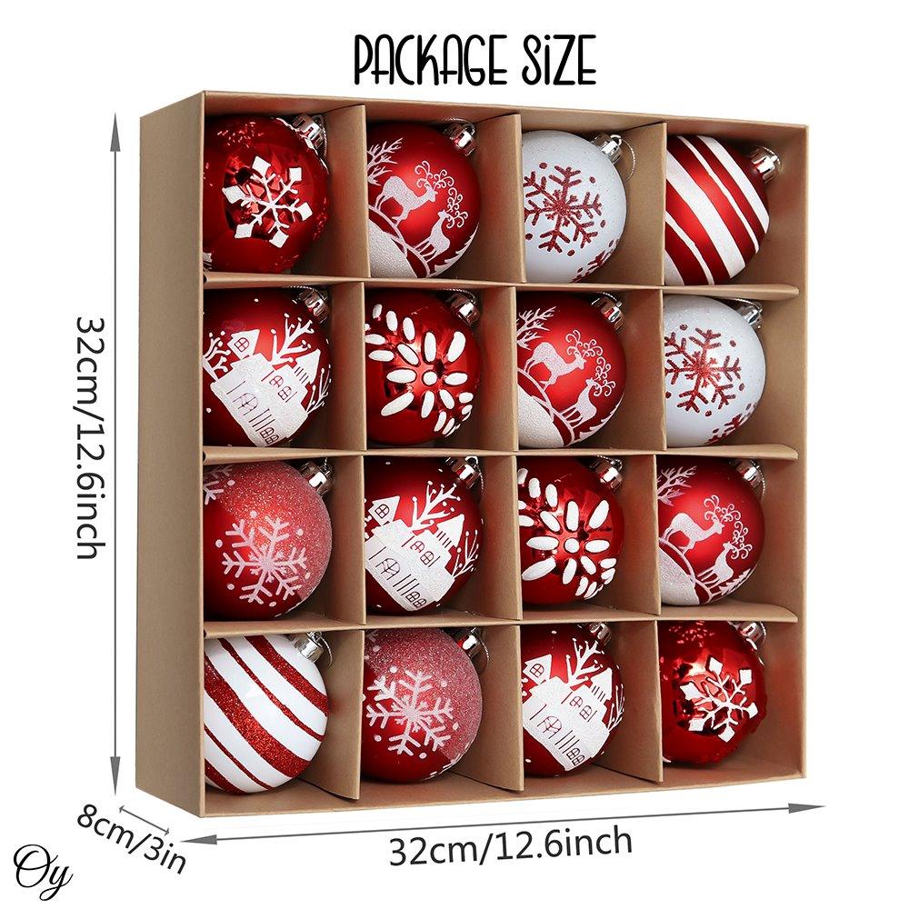 Shop For 3" Candy Cane and Glittery Snowflakes Ornament (16 Piece)