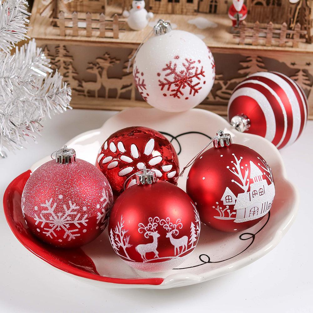 Shop For 3" Candy Cane and Glittery Snowflakes Ornament (16 Piece)