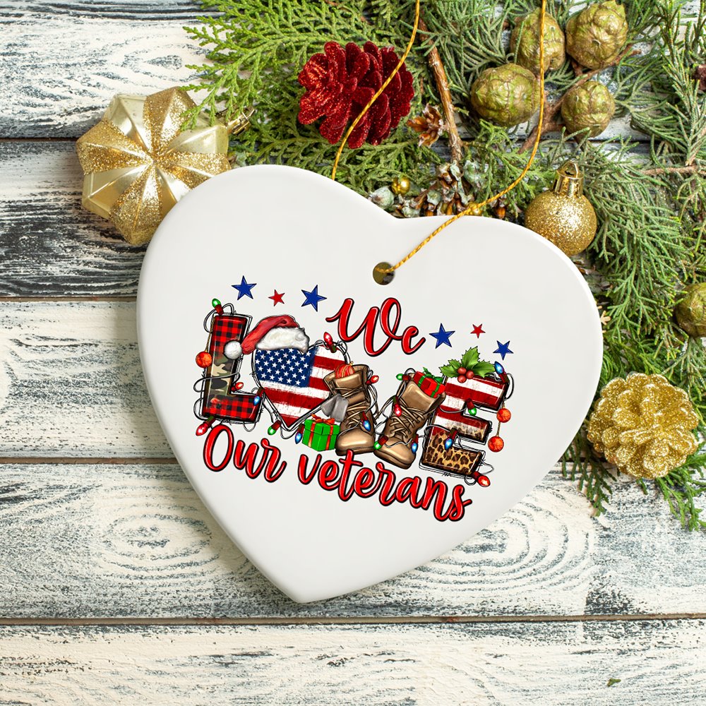 Shop For 3" Christmas Style Patriotic Military Ornament