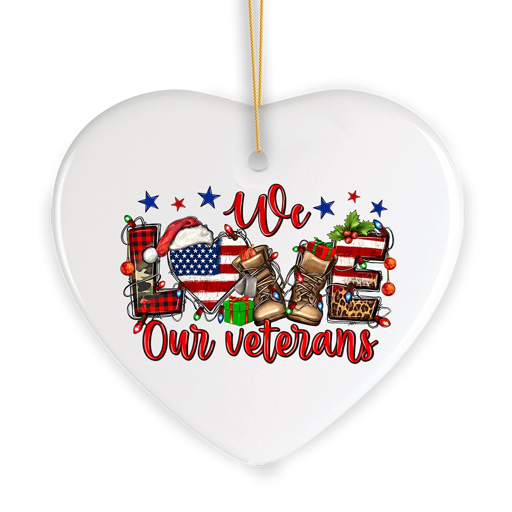 Shop For 3" Christmas Style Patriotic Military Ornament