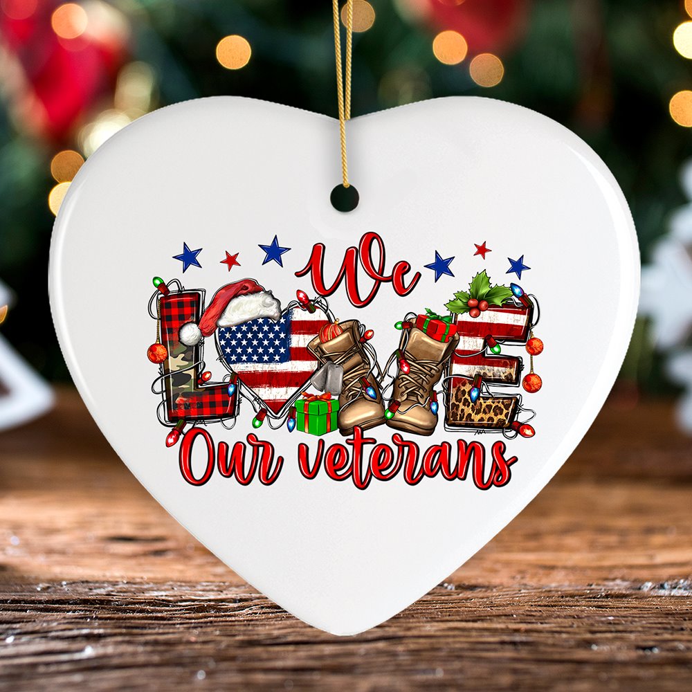 Shop For 3" Christmas Style Patriotic Military Ornament