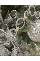 Shop For 3' Circle Embellished Garland with Hooks: Silver