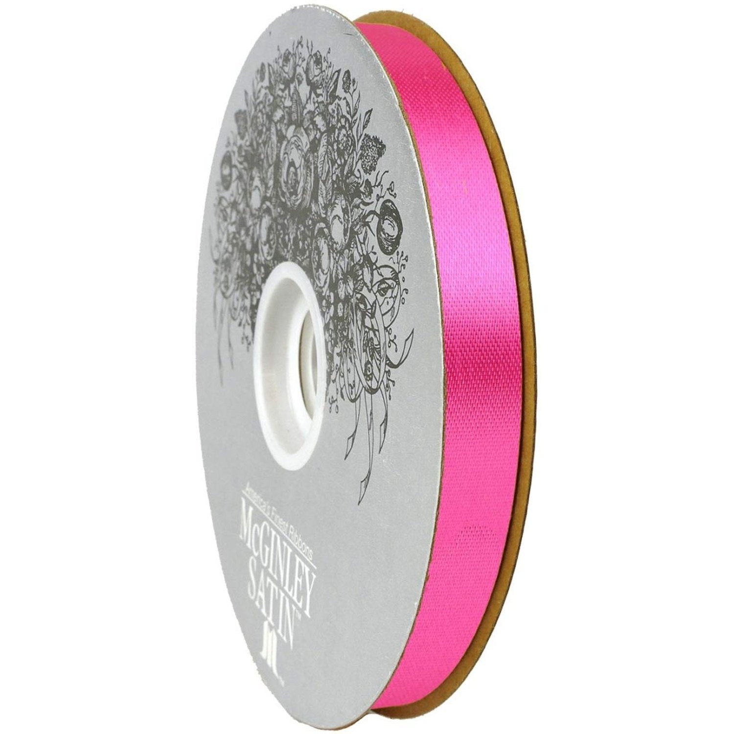 Shop For 3 McGinley Satin Acetate Ribbon Non Wired: Cyclamen (100 Yards)