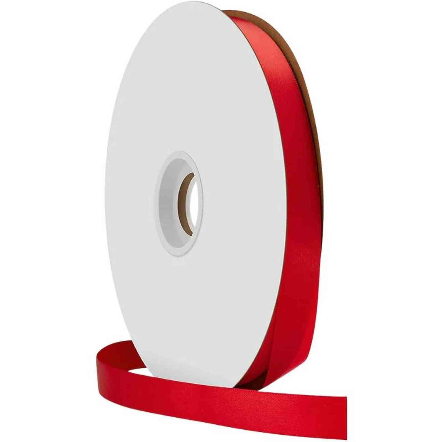 Shop For 3 McGinley Satin Acetate Ribbon Non Wired: Red (100 Yards)
