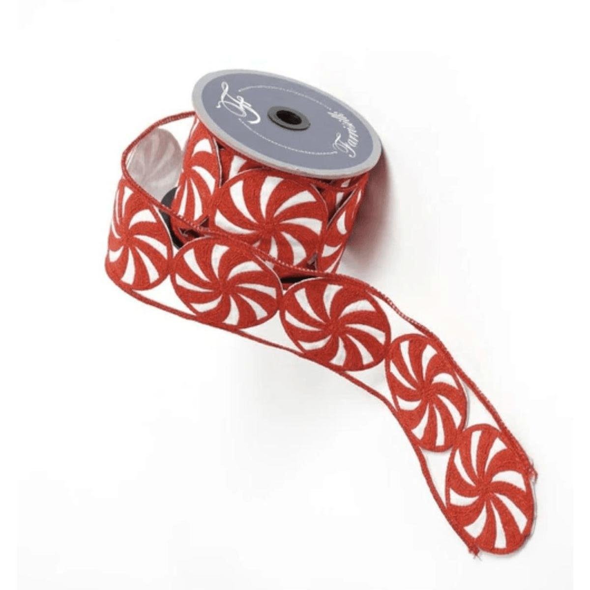Shop For 3" Peppermint Candies Ribbon (5 Yards)