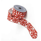 Shop For 3" Peppermint Candies Ribbon (5 Yards)
