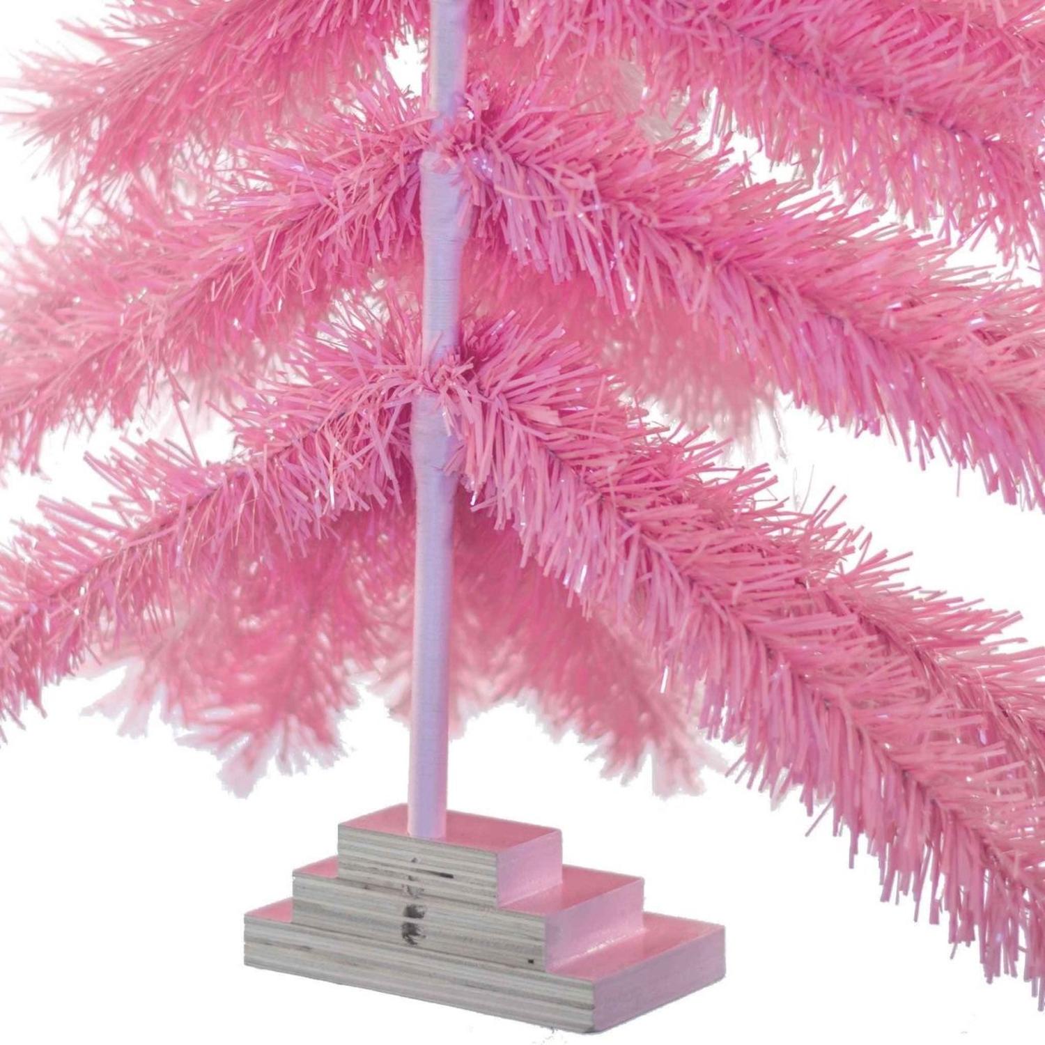 3' Pink Wall Hanging Christmas Tree