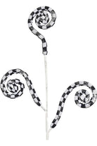 Shop For 30" Checkered Fabric Curly Spray