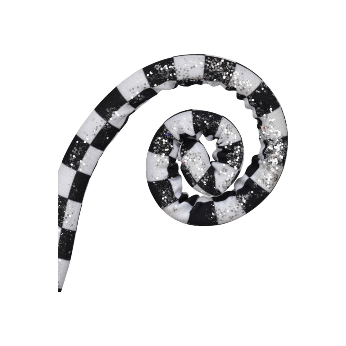 Shop For 30" Checkered Fabric Curly Spray