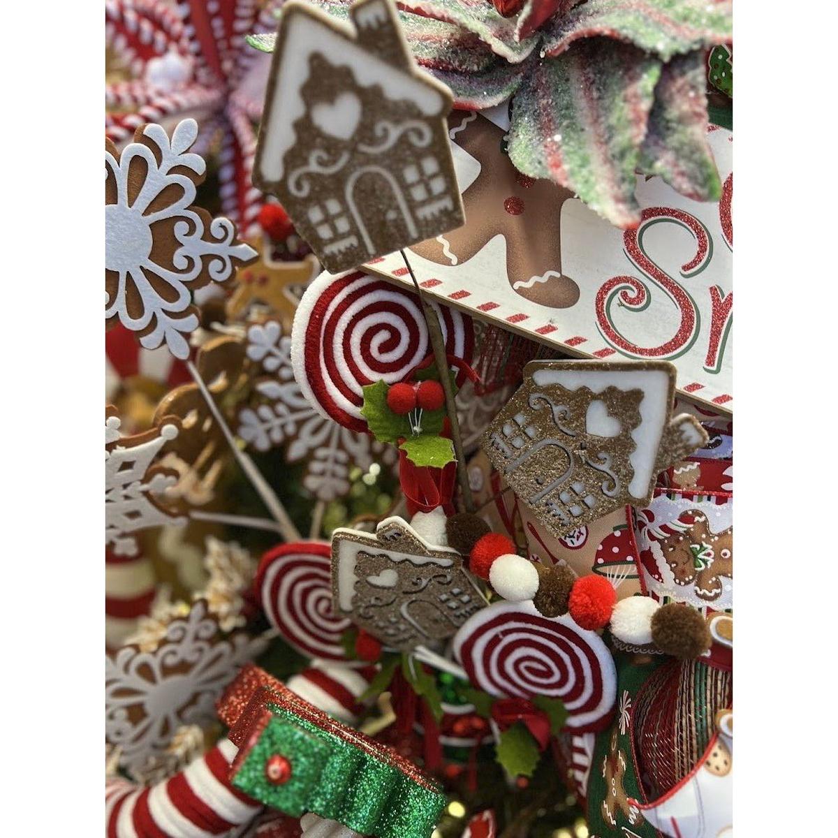 Shop For 30" Gingerbread House Spray