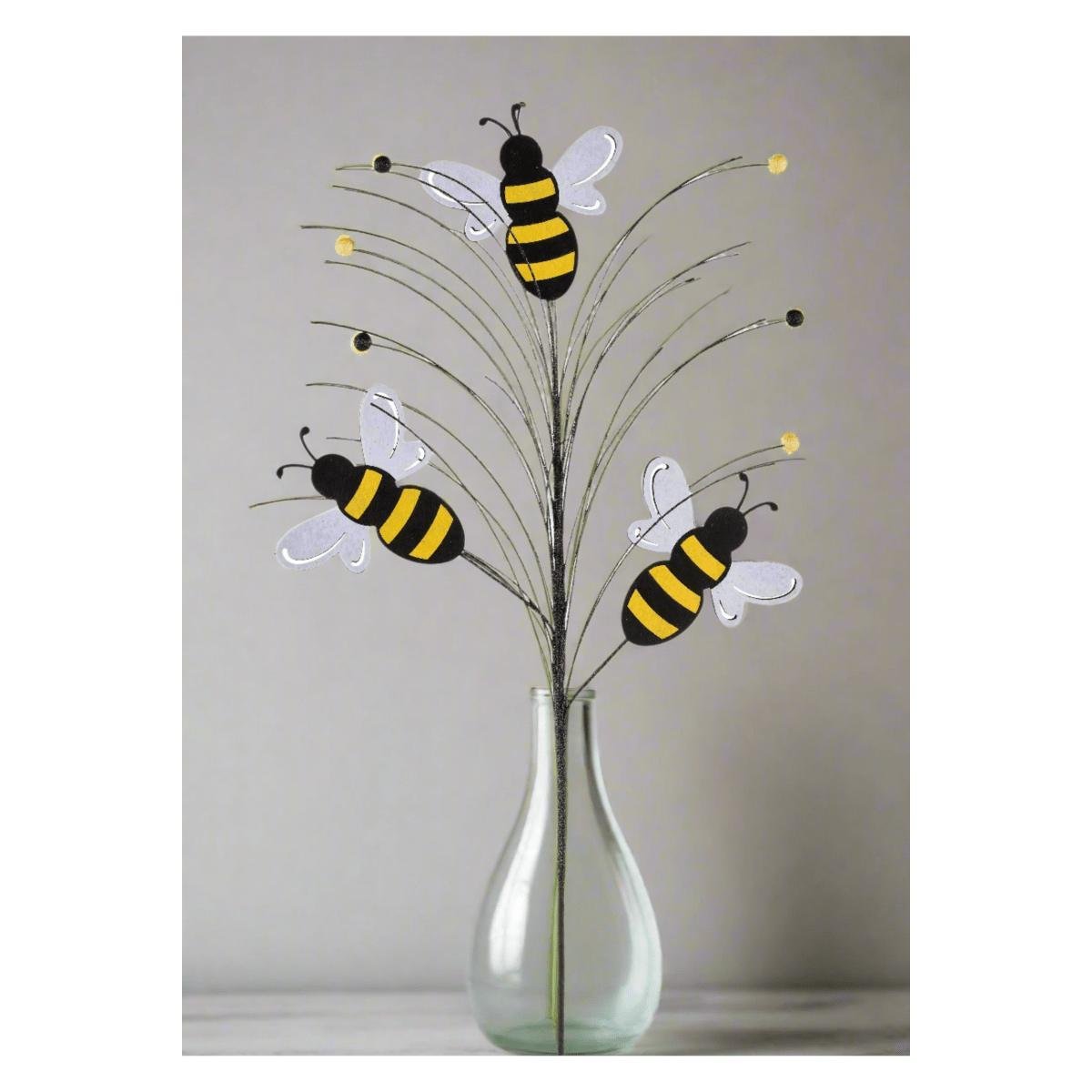 Shop For 30" Glitter Bumblebee Spray