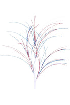 Shop For 30" Glitter Fishline Spray: Red, White & Blue