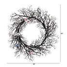 Shop For 30" Halloween Gazing Eyeballs Twig Wreath