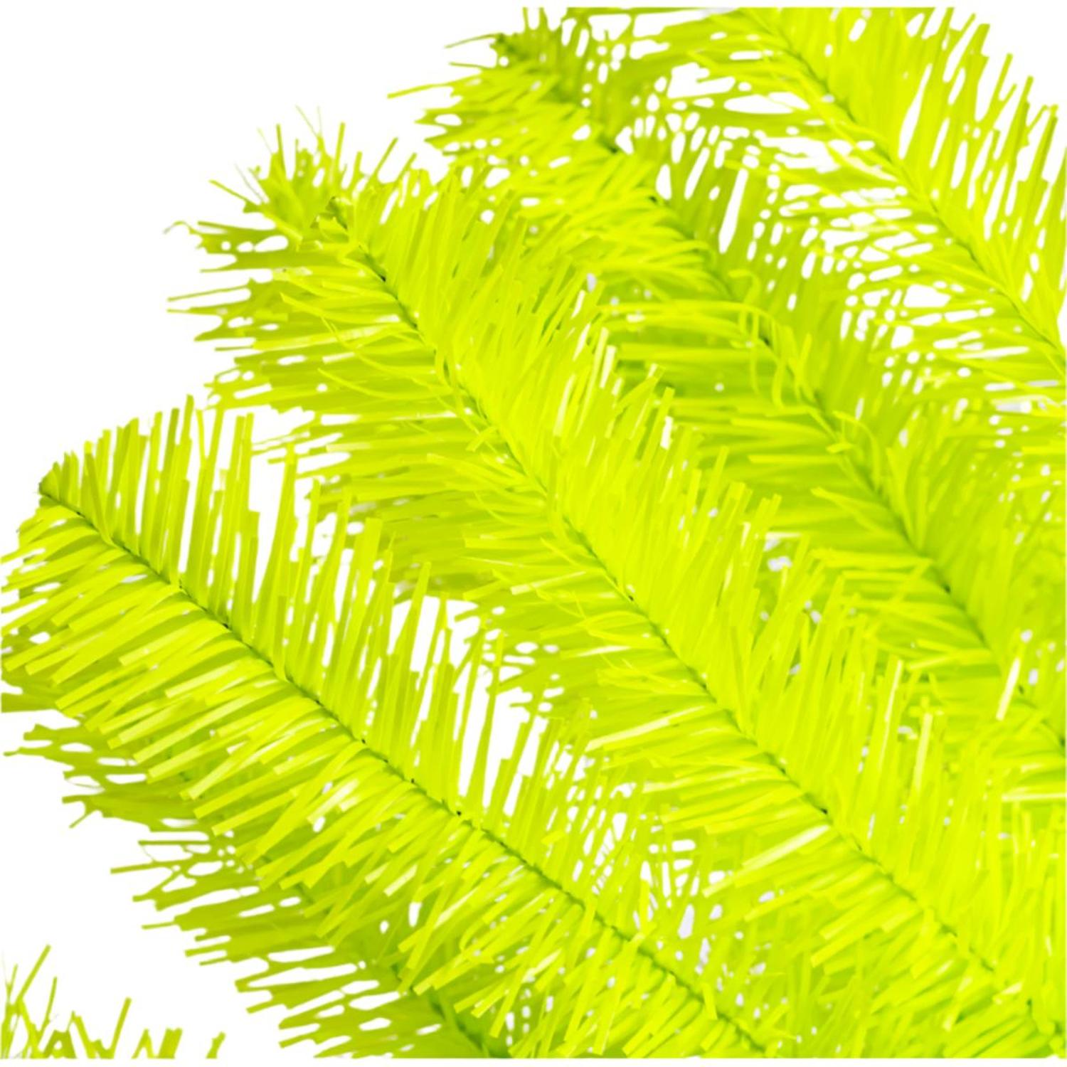 30" Pine Teardrop Swag, 70 Tips: Lime Green