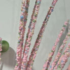 Shop For 30" Pink Miniature Bead Grass Spray