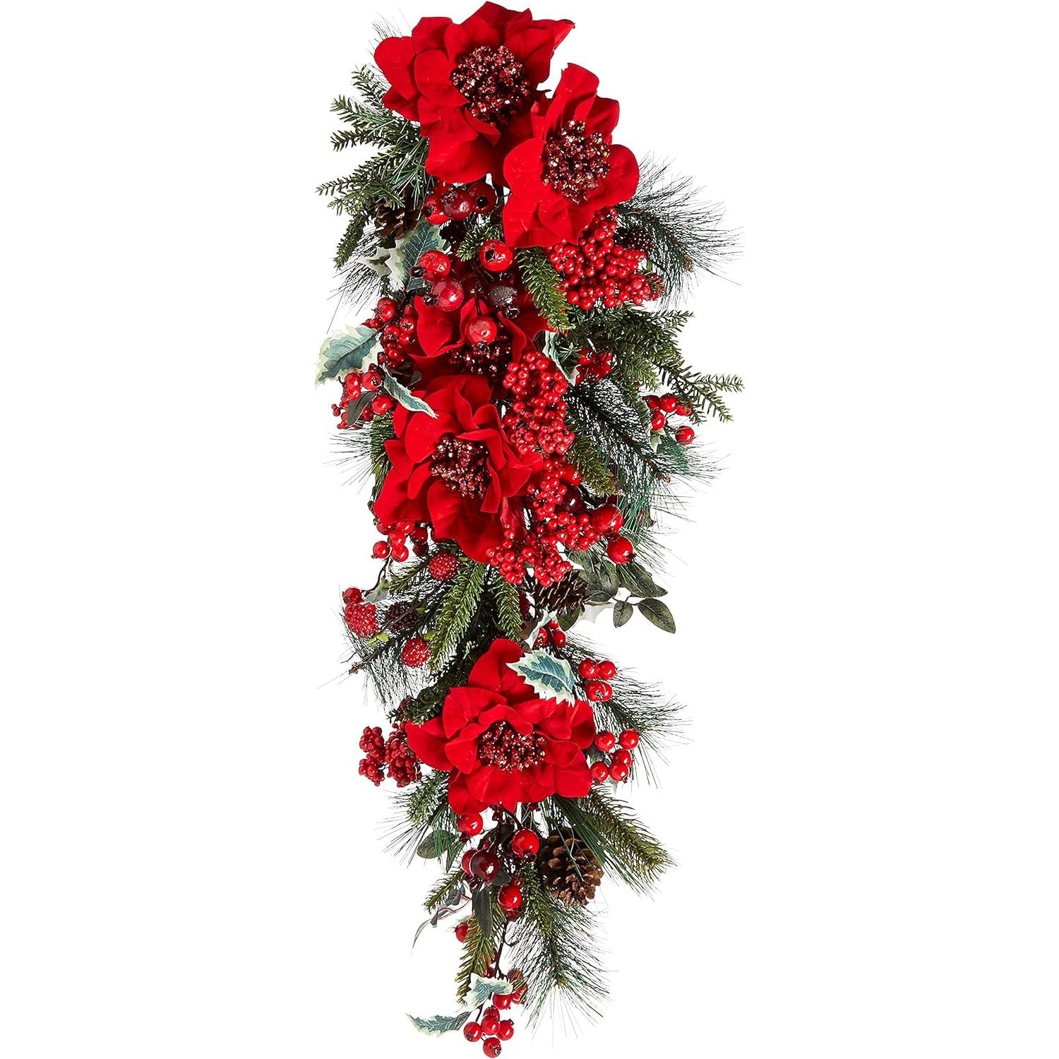 Shop For 30" Poinsettia Teardrop