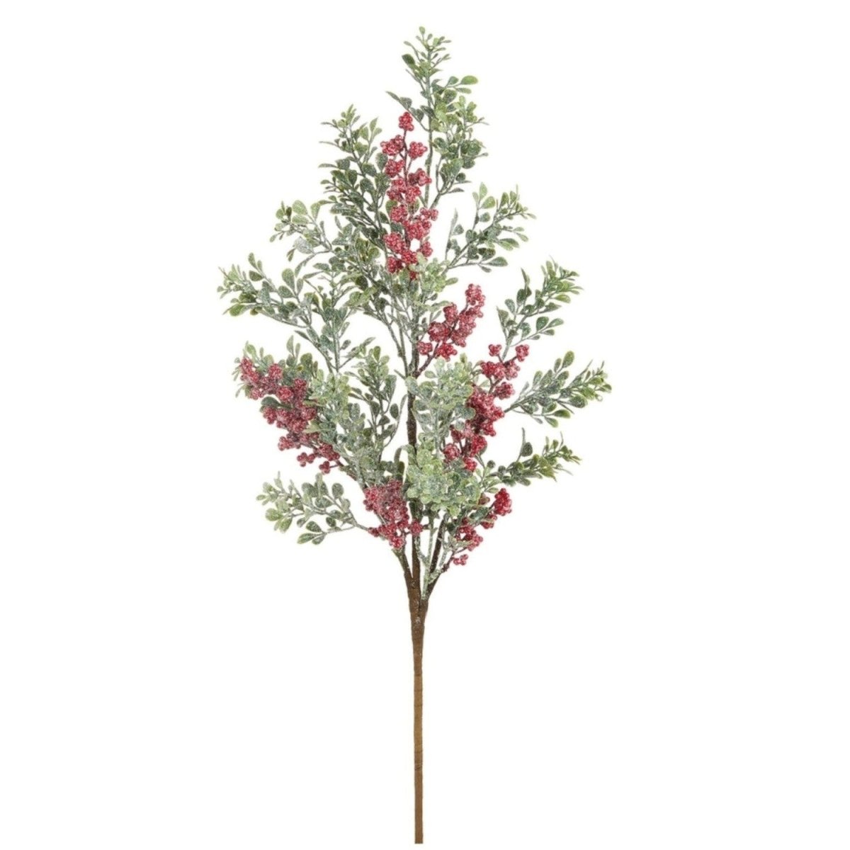 Shop For 30in Iced Red Berry and Greenery Spray