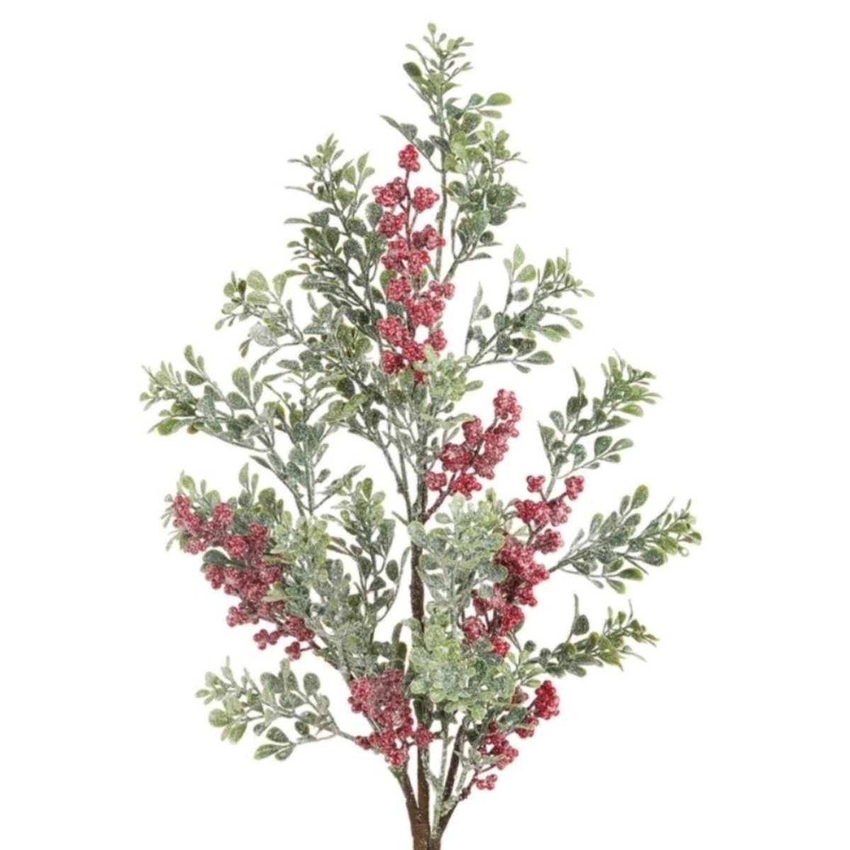 Shop For 30in Iced Red Berry and Greenery Spray