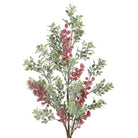 Shop For 30in Iced Red Berry and Greenery Spray