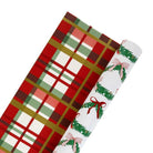 Shop For 30in Reversible Garland and Bows Plaid Wrapping Paper
