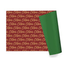 Shop For 30in Reversible Merry Christmas Wrapping Paper